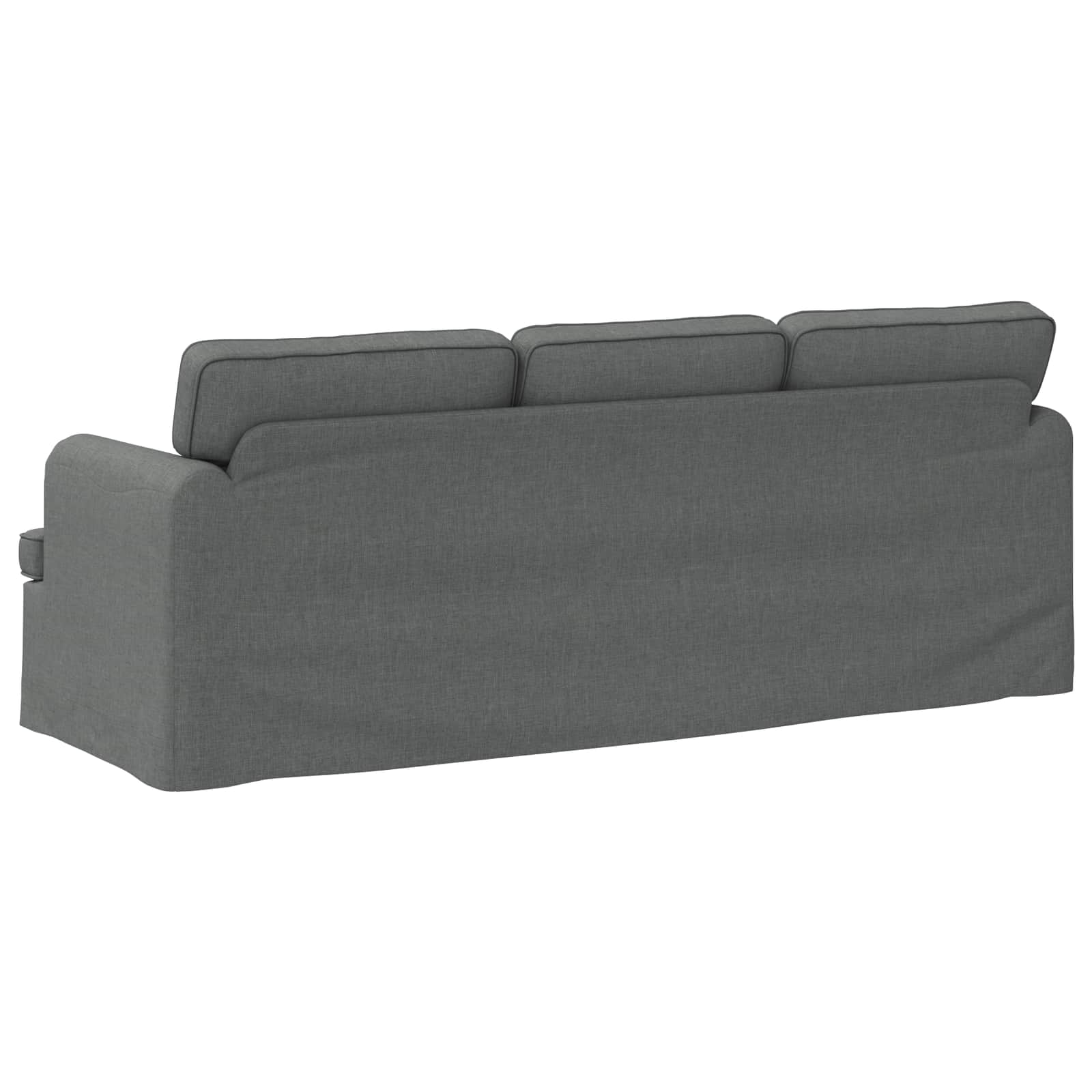 Divano Grigio scuro 201 x 80 x 85 cm Tessuto | homemem39