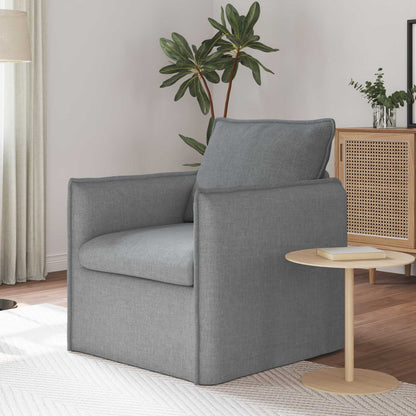 Divano Grigio chiaro 75 x 82 x 85 cm Tessuto