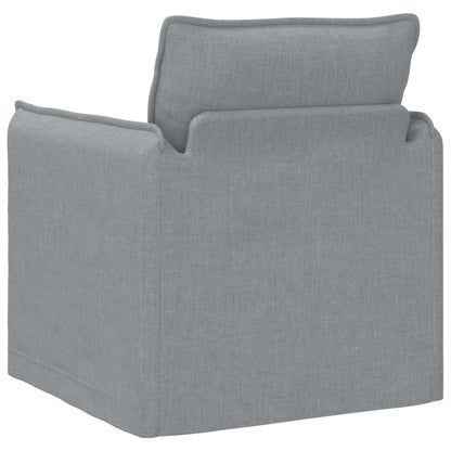 Divano Grigio chiaro 75 x 82 x 85 cm Tessuto