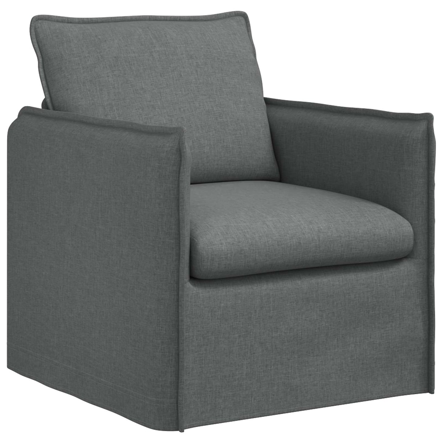 Divano Grigio scuro 75 x 82 x 85 cm Tessuto