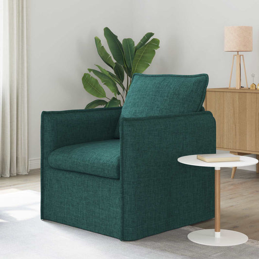 Divano Verde Scuro 75 x 82 x 85 cm Tessuto | homemem39