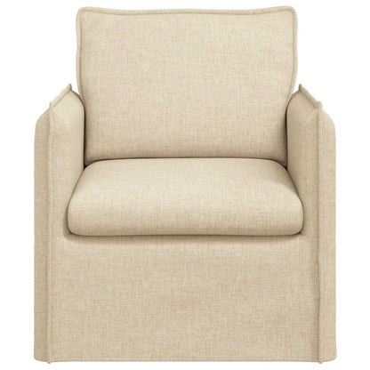 Divano Crema 75 x 82 x 85 cm Tessuto | homemem39