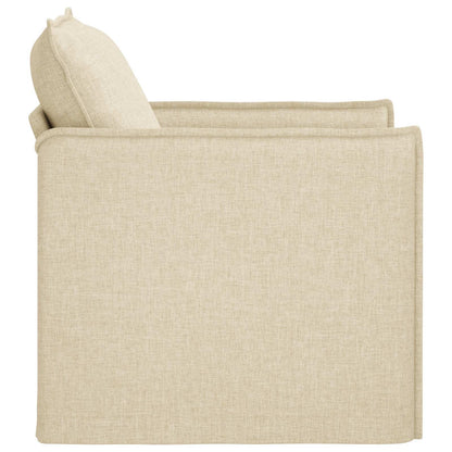 Divano Crema 75 x 82 x 85 cm Tessuto | homemem39
