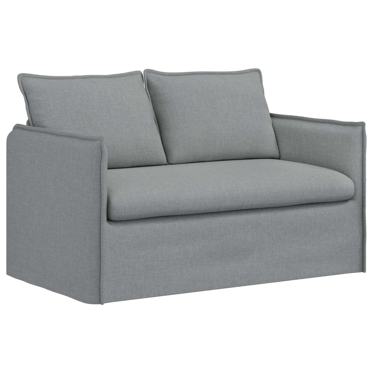 Divano Grigio chiaro 136 x 82 x 85 cm Tessuto | homemem39
