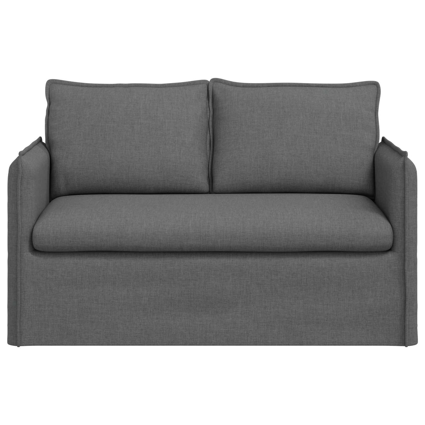 Divano Grigio scuro 136 x 82 x 85 cm Tessuto
