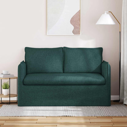 Divano Verde Scuro 136 x 82 x 85 cm Tessuto