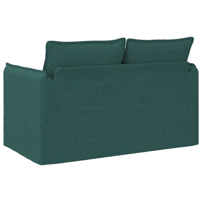 Divano Verde Scuro 136 x 82 x 85 cm Tessuto