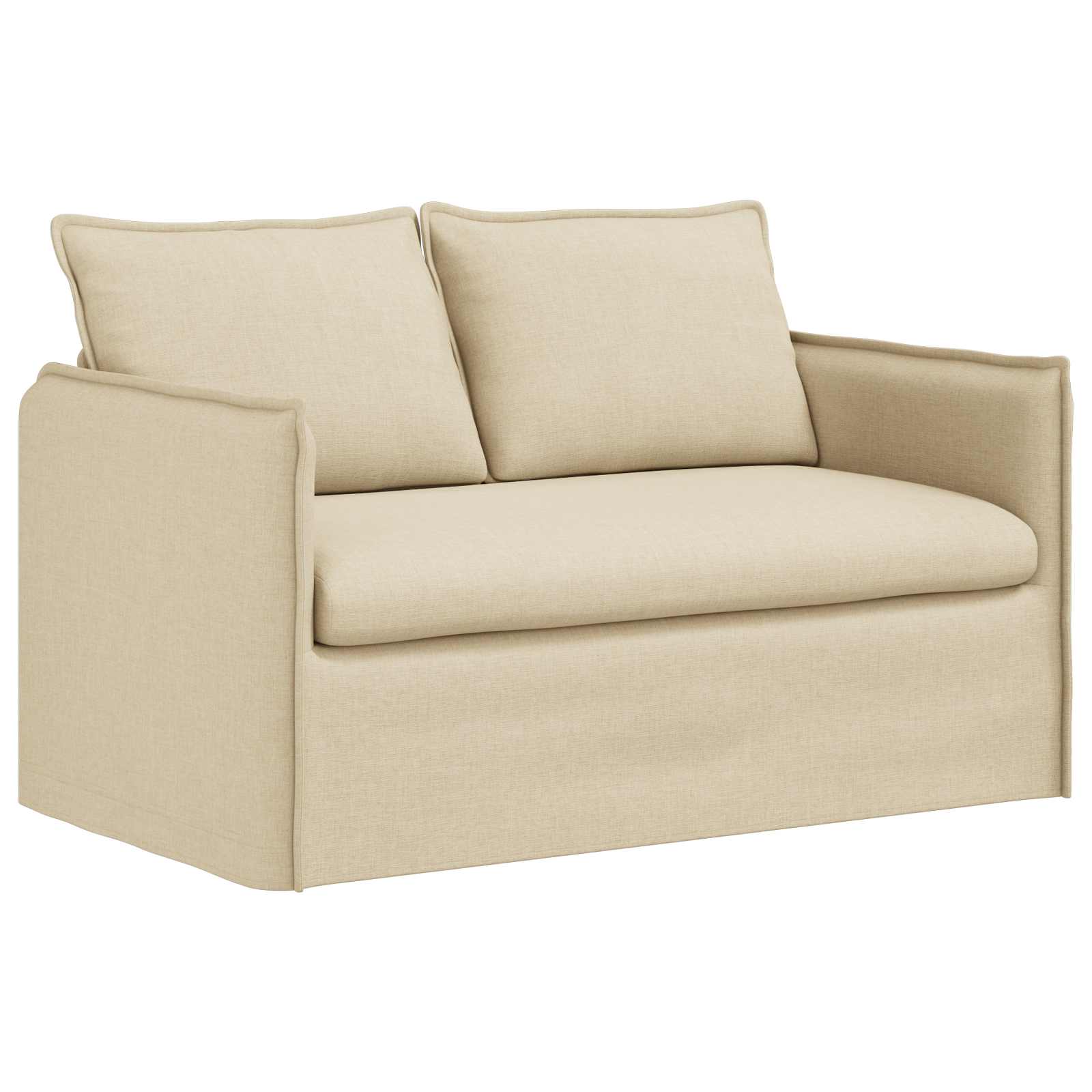 Divano Crema 136 x 82 x 85 cm Tessuto | homemem39