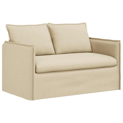 Divano Crema 136 x 82 x 85 cm Tessuto | homemem39