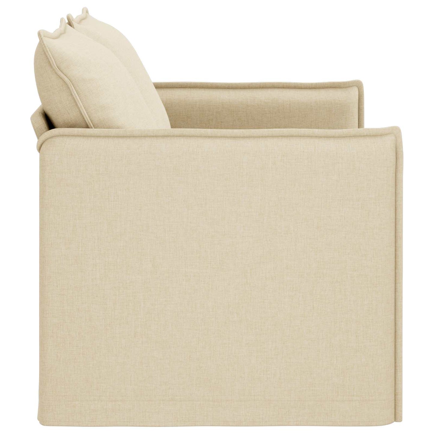 Divano Crema 136 x 82 x 85 cm Tessuto | homemem39