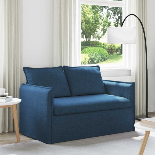 Divano Blu 136 x 82 x 85 cm Tessuto | homemem39