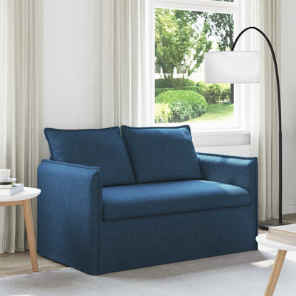Divano Blu 136 x 82 x 85 cm Tessuto