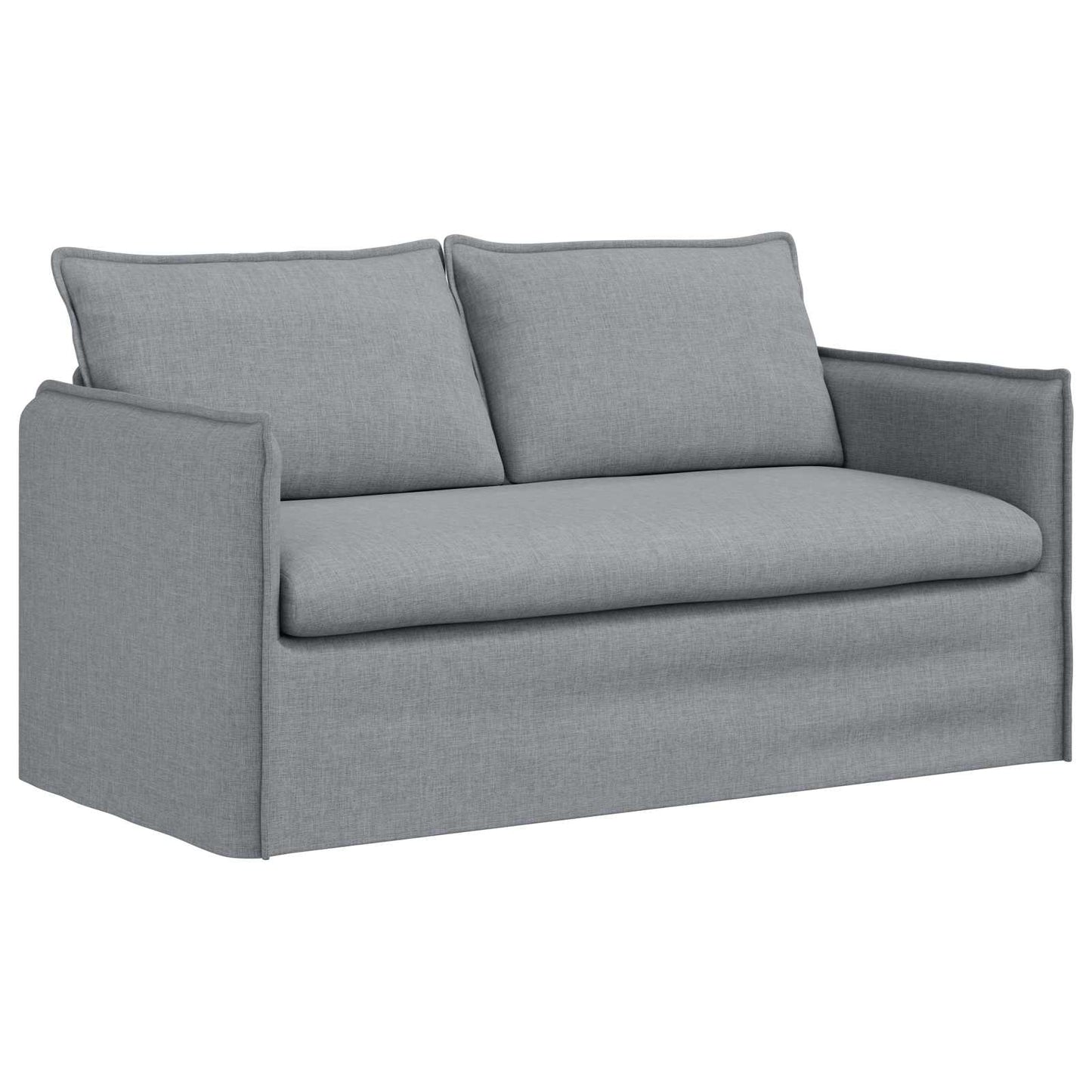 Divano Grigio chiaro 156 x 82 x 85 cm Tessuto
