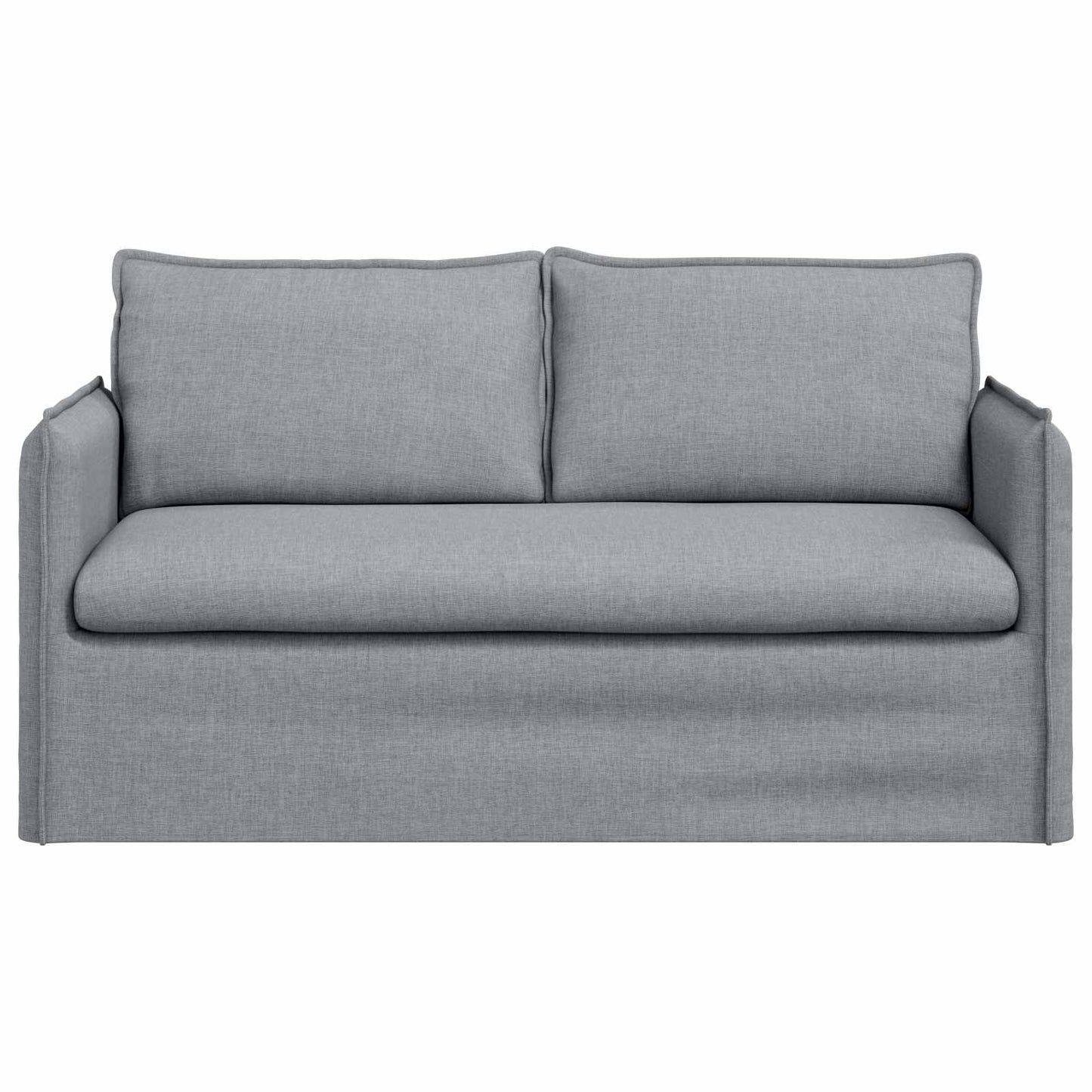 Divano Grigio chiaro 156 x 82 x 85 cm Tessuto