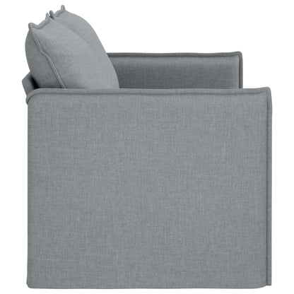 Divano Grigio chiaro 156 x 82 x 85 cm Tessuto