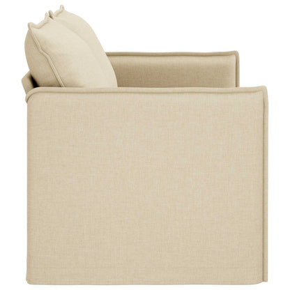Divano Crema 156 x 82 x 85 cm Tessuto