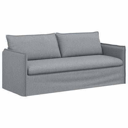 Divano Grigio chiaro 196 x 82 x 85 cm Tessuto | homemem39