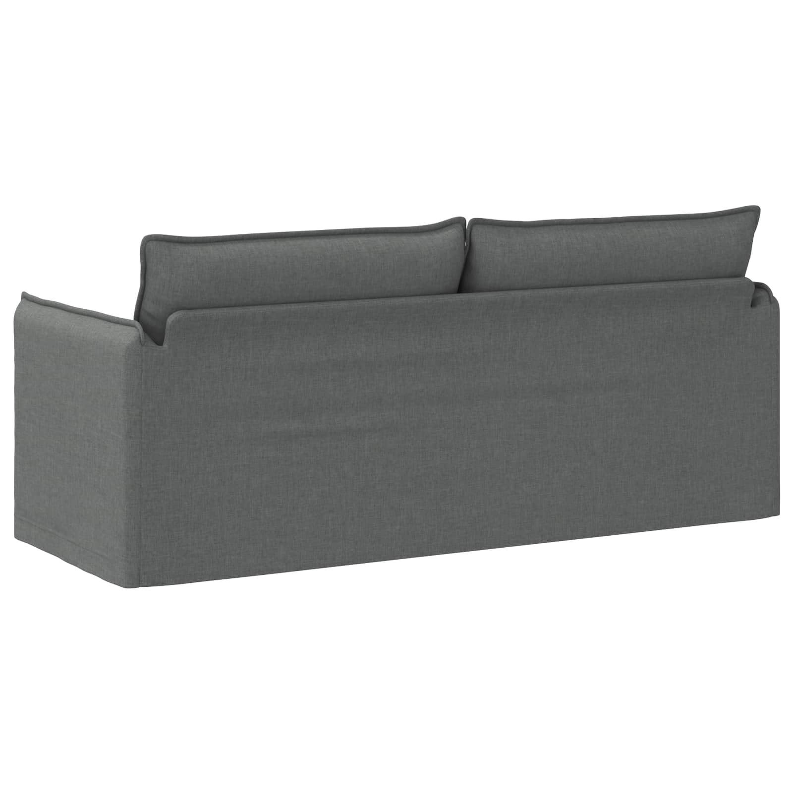Divano Grigio scuro 196 x 82 x 85 cm Tessuto | homemem39