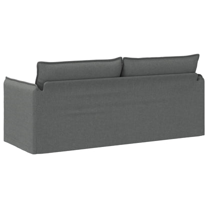 Divano Grigio scuro 196 x 82 x 85 cm Tessuto | homemem39