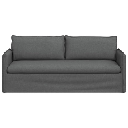 Divano Grigio scuro 196 x 82 x 85 cm Tessuto | homemem39