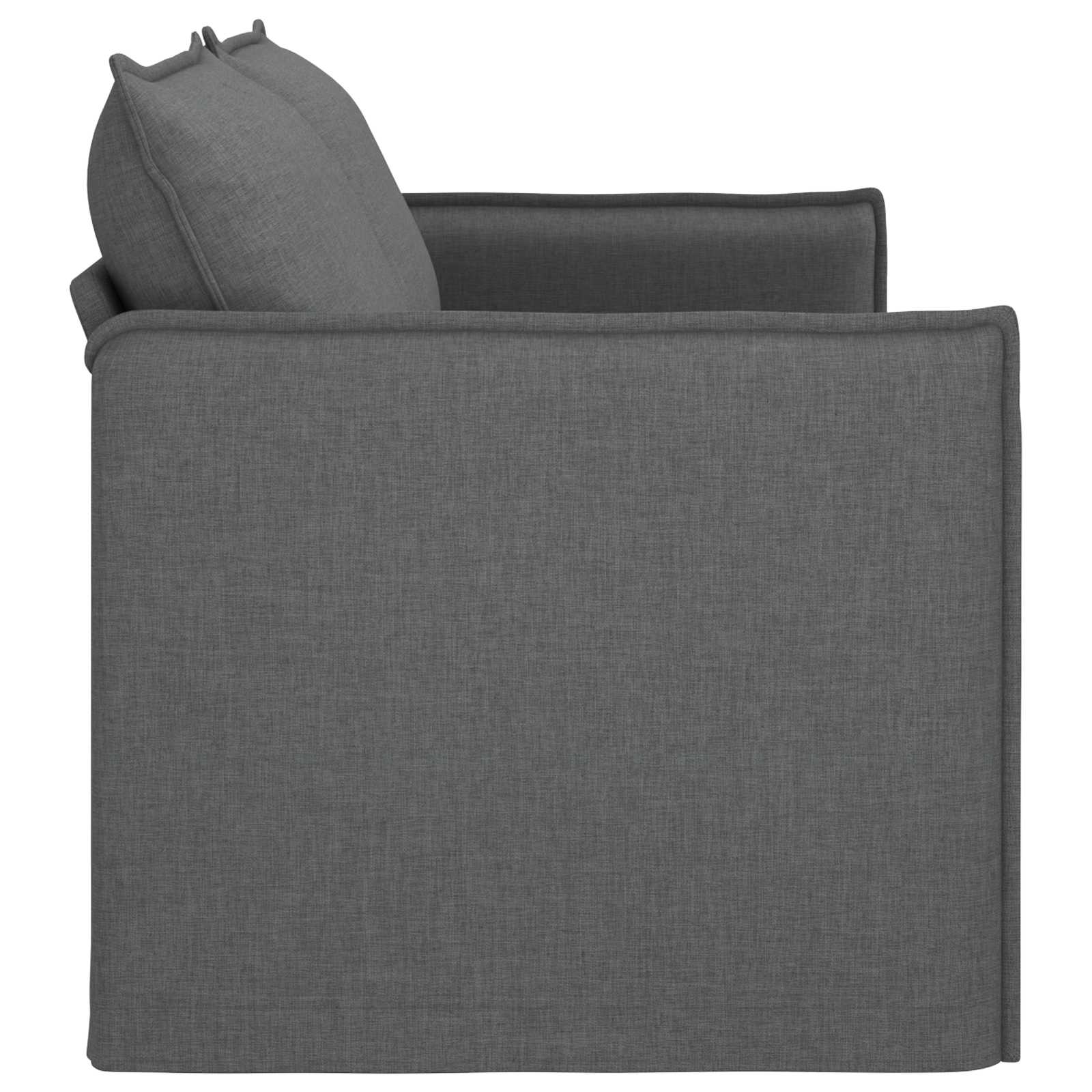 Divano Grigio scuro 196 x 82 x 85 cm Tessuto | homemem39