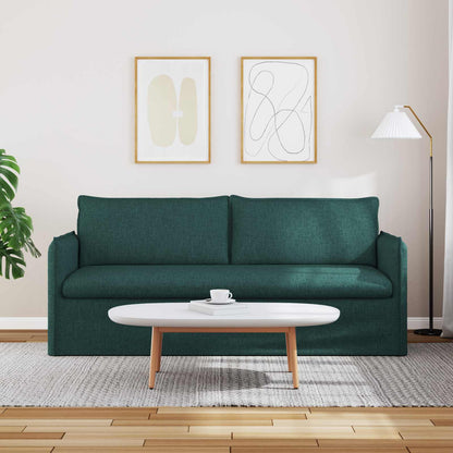 Divano Verde Scuro 196 x 82 x 85 cm Tessuto