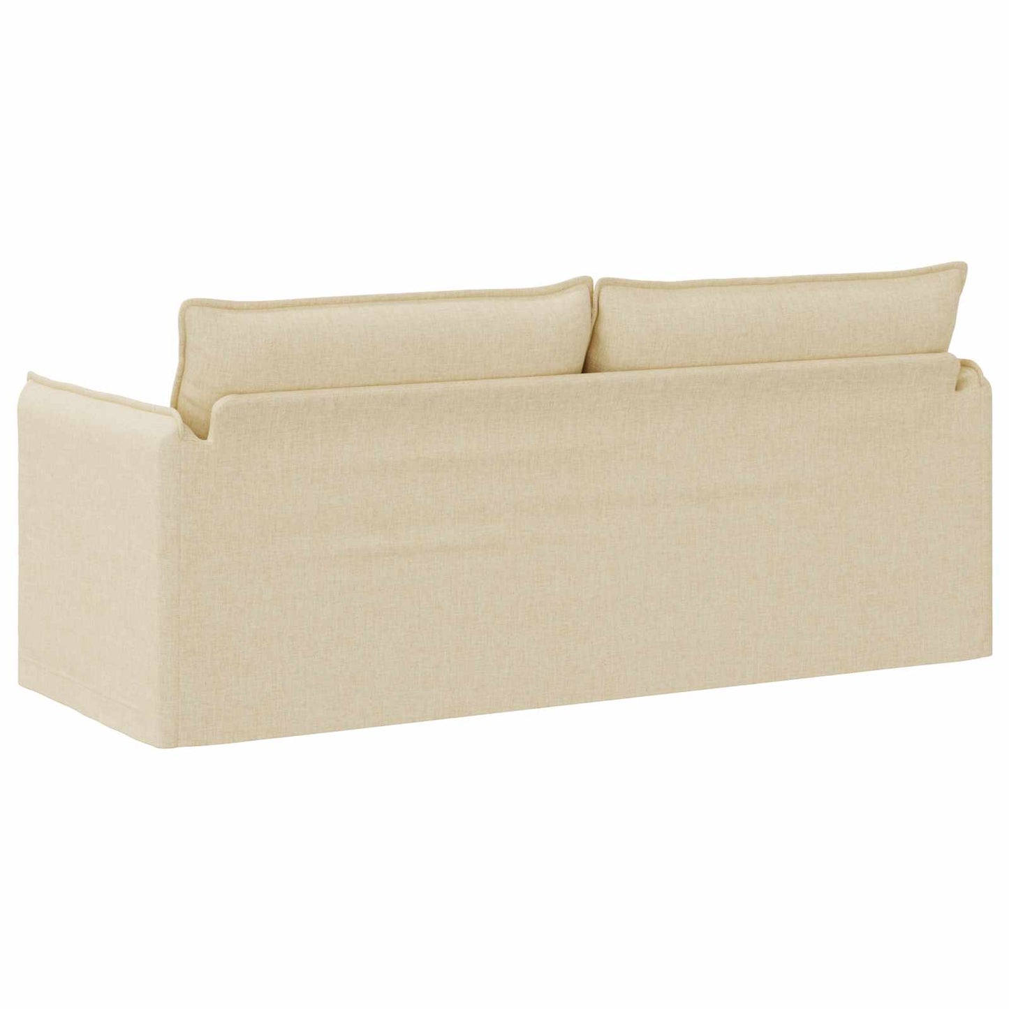 Divano Crema 196 x 82 x 85 cm Tessuto