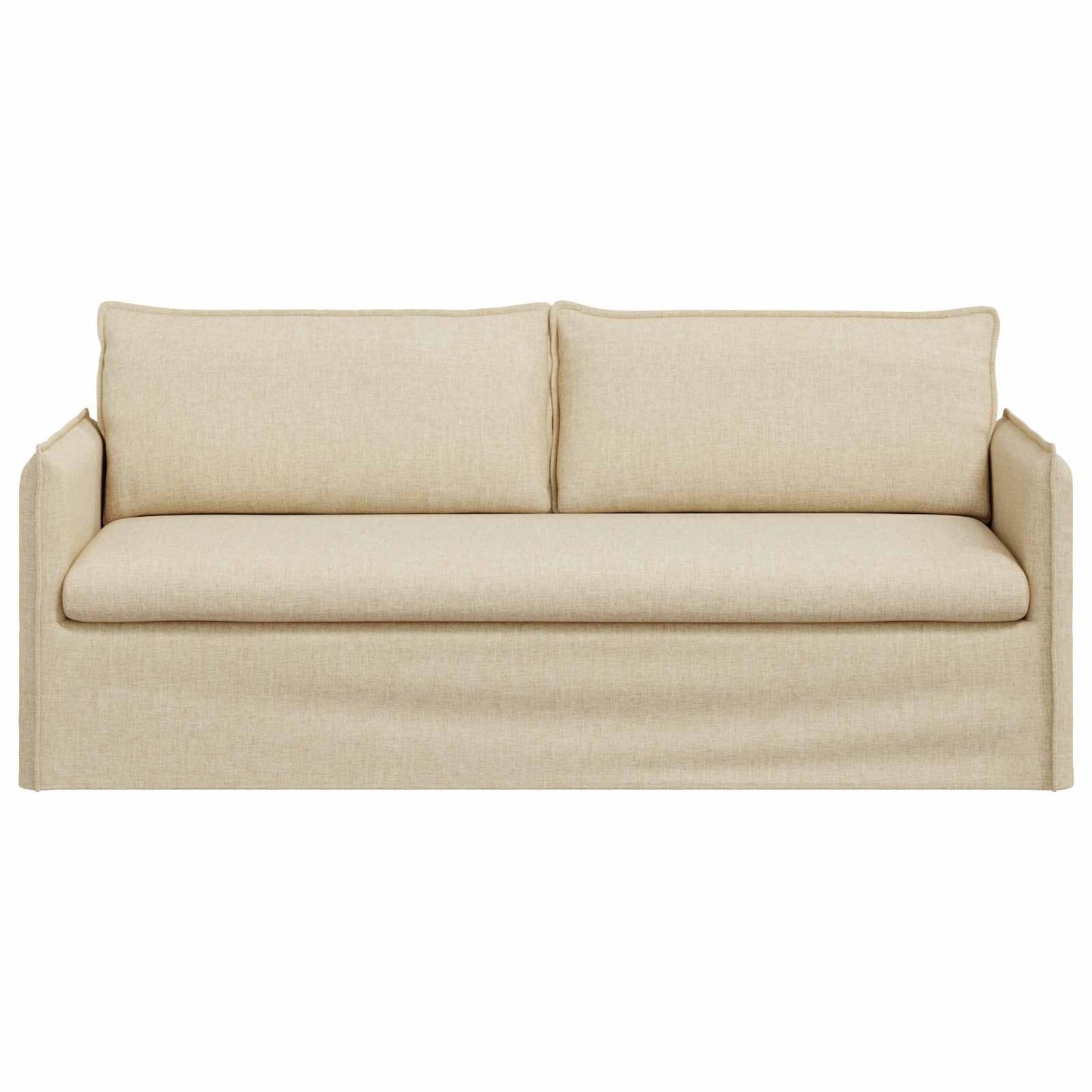 Divano Crema 196 x 82 x 85 cm Tessuto | homemem39