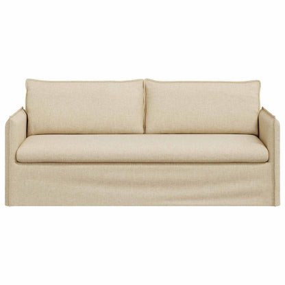 Divano Crema 196 x 82 x 85 cm Tessuto | homemem39