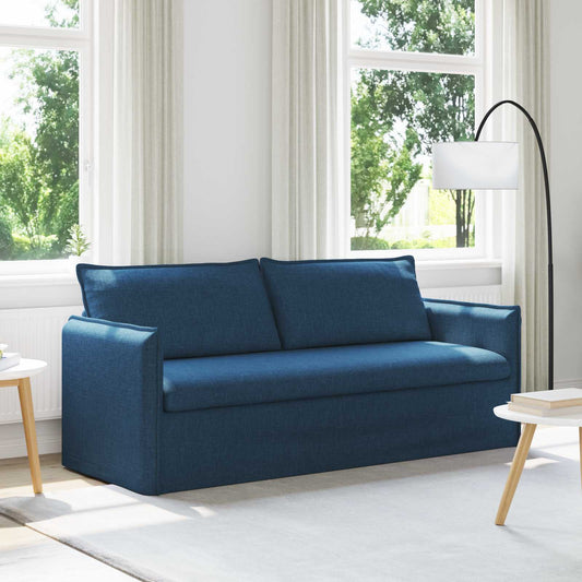 Divano Blu 196 x 82 x 85 cm Tessuto | homemem39