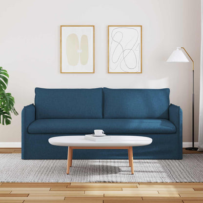 Divano Blu 196 x 82 x 85 cm Tessuto | homemem39