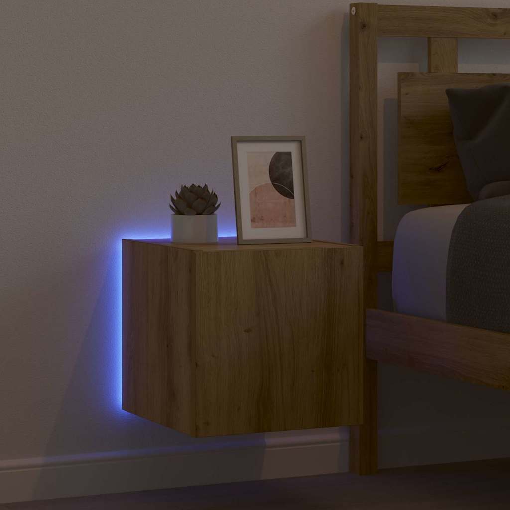 Mobile TV da parete Rovere Artigianale 30,5 x 35 x 30 cm