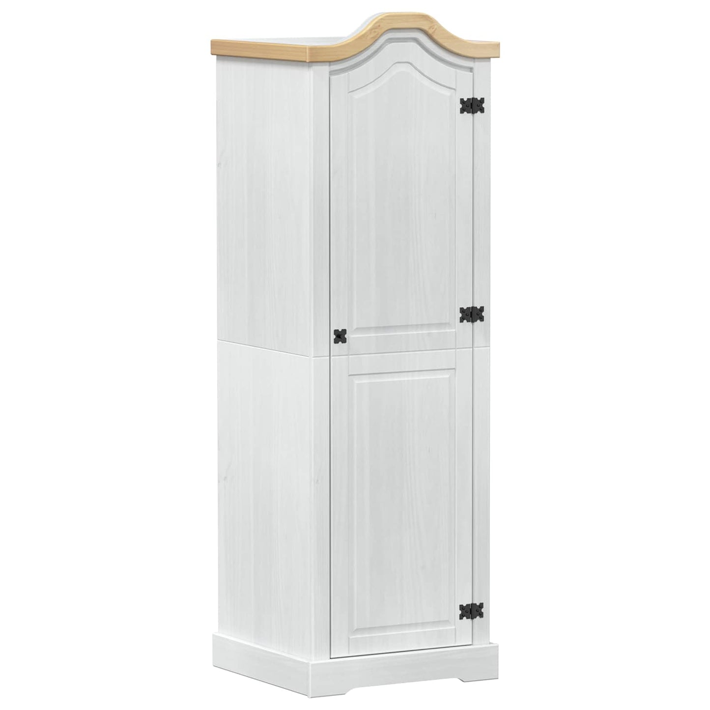 Armadi con lo scaffale Bianco 55 x 52 x 170 cm Pino massello | homemem39