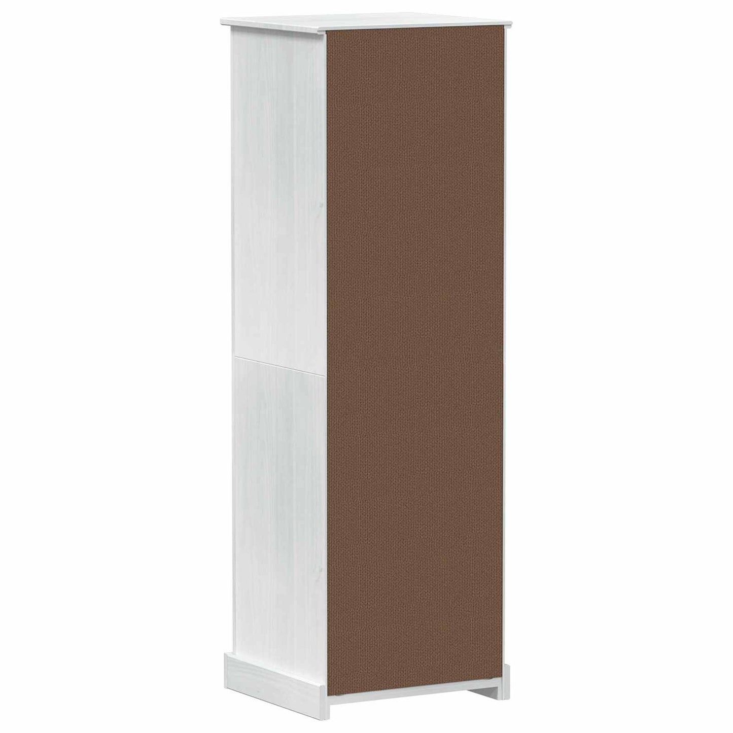 Armadi con cassetto Bianco 55 x 50 x 170 cm Pino massello | homemem39