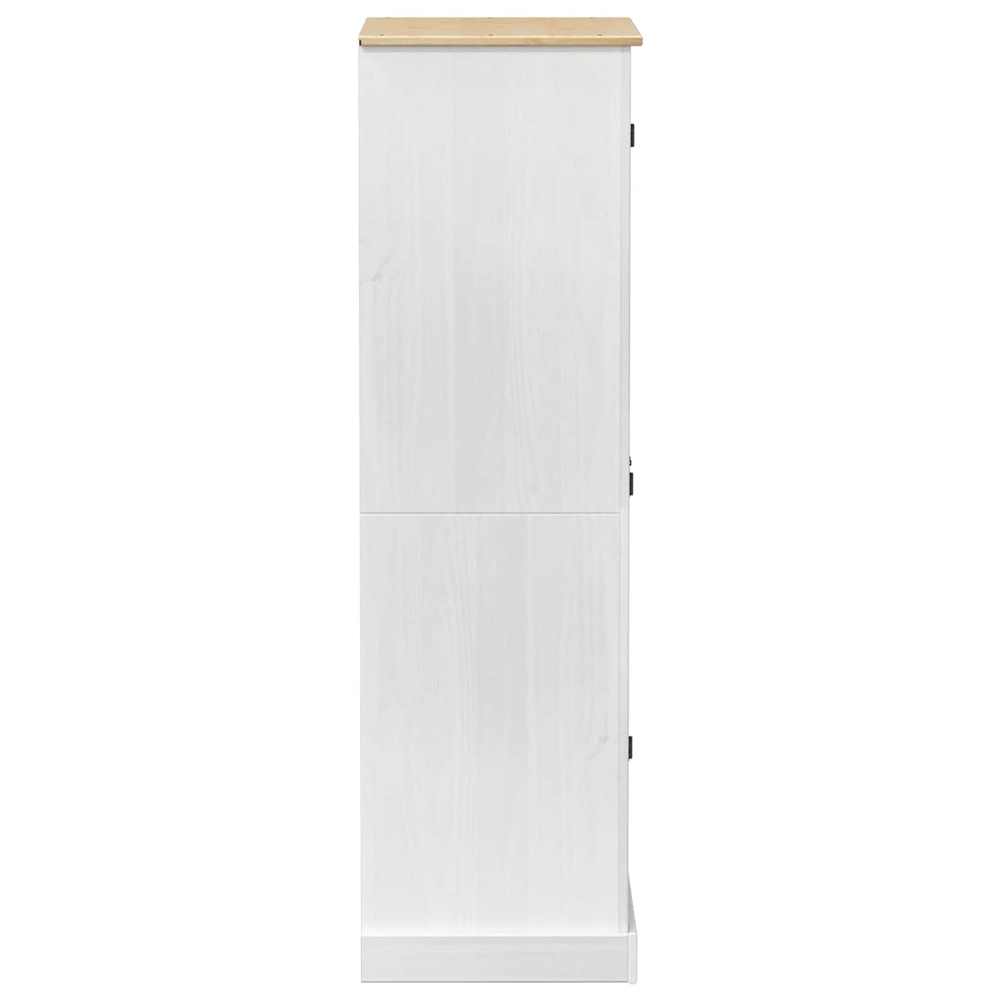 Armadi con cassetto Bianco 76 x 50 x 170 cm Pino massello | homemem39