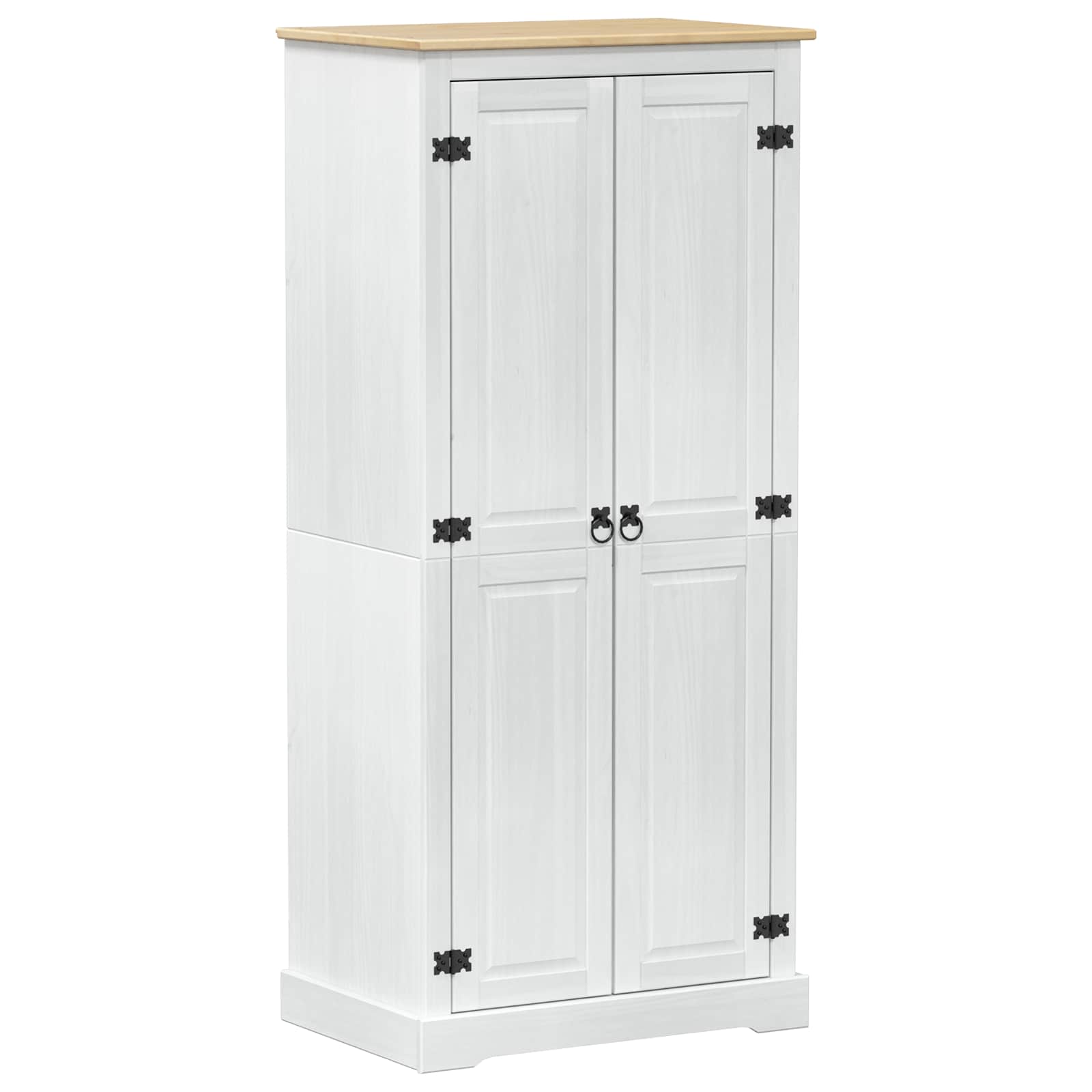 Armadi con lo scaffale Bianco 76 x 50 x 170 cm Pino massello | homemem39