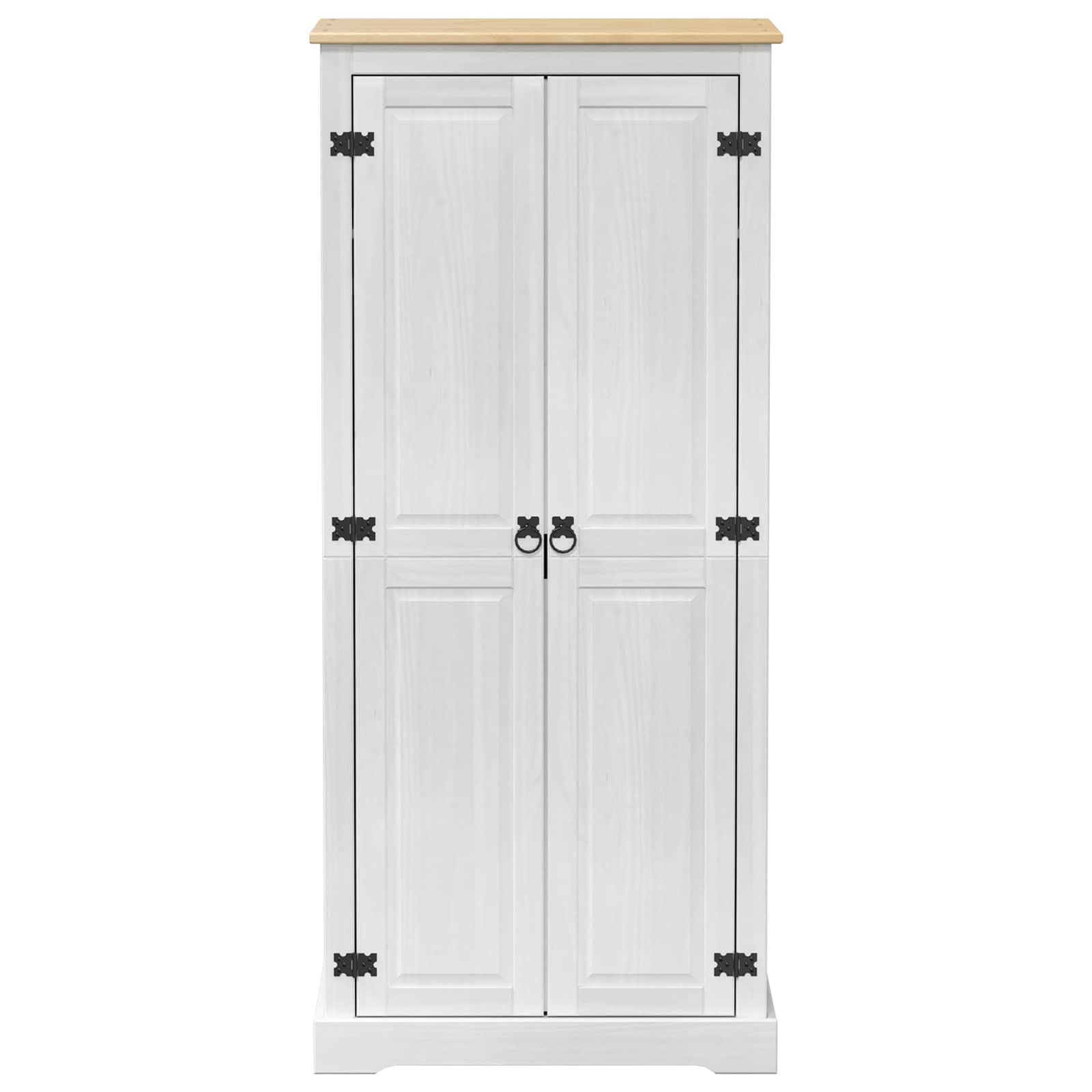 Armadi con lo scaffale Bianco 76 x 50 x 170 cm Pino massello | homemem39
