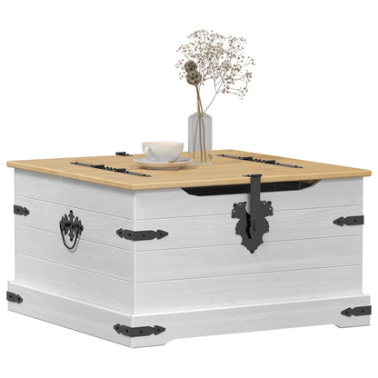 storage box Bianco 78 x 78 x 45 cm Pino massello