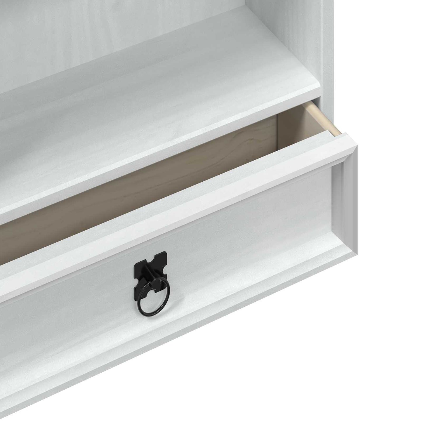 Mobile per CD Bianco 52 x 17.5 x 103 cm Pino massello | homemem39