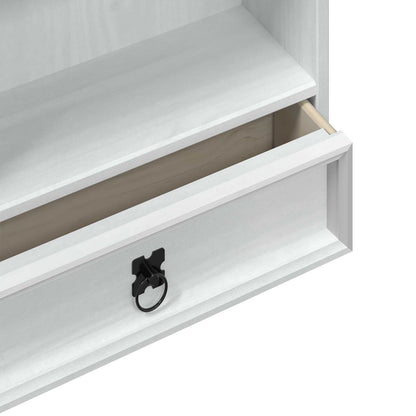 Mobile per CD Bianco 52 x 17.5 x 103 cm Pino massello | homemem39