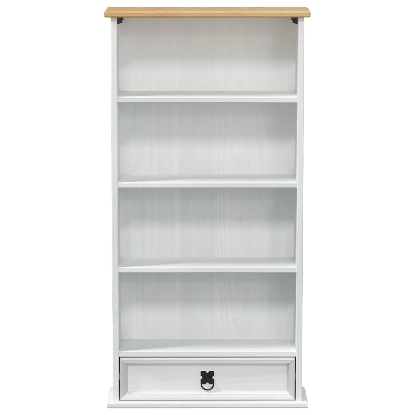 Mobile per CD Bianco 52 x 17.5 x 103 cm Pino massello | homemem39