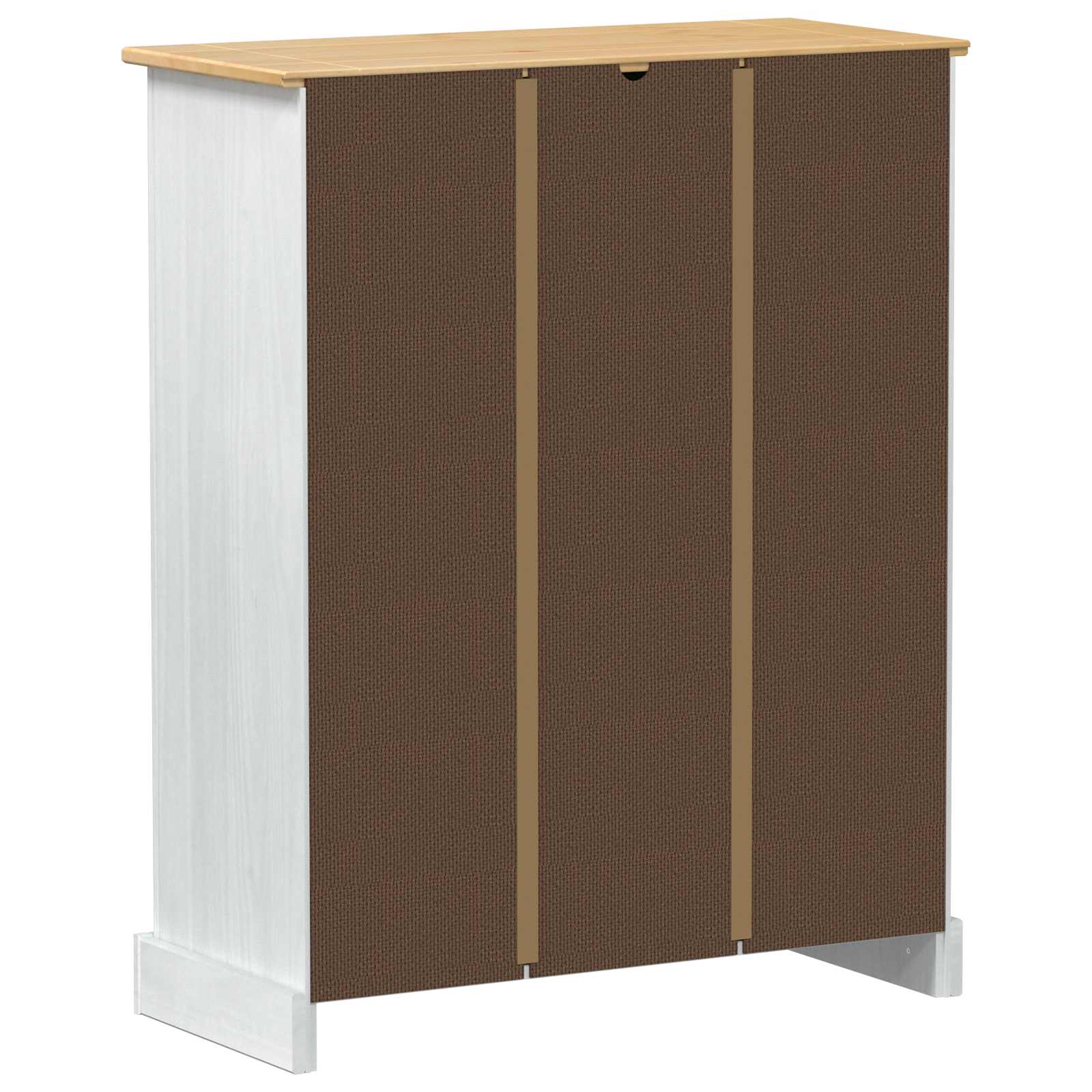 Mobile per scarpe Bianco 86 x 38,5 x 108 cm Pino massello | homemem39