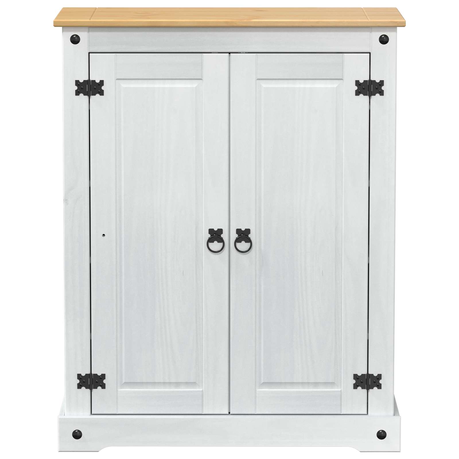 Mobile per scarpe Bianco 86 x 38,5 x 108 cm Pino massello | homemem39