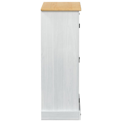 Mobile per scarpe Bianco 86 x 38,5 x 108 cm Pino massello | homemem39