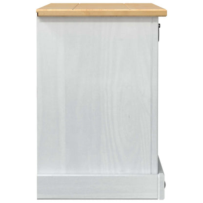 Mobile per scarpe Corona Bianco 99 x 32 x 49 cm Pino massello | homemem39