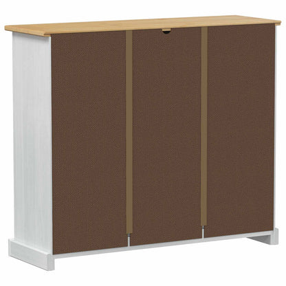 Mobile per scarpe Corona Bianco 99 x 32 x 85 cm Pino massello | homemem39