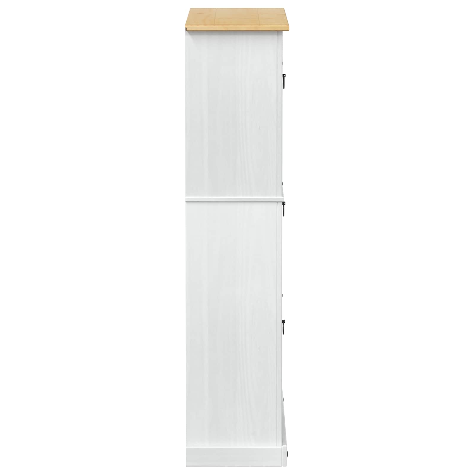 Mobile per scarpe Corona Bianco 99 x 32 x 138 cm Pino massello | homemem39