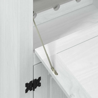 Mobile per vino Bianco 97 x 45 x 114 cm Pino massello | homemem39