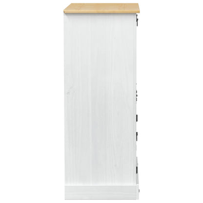 Mobile per vino Bianco 97 x 45 x 114 cm Pino massello | homemem39