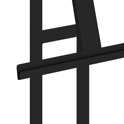 Espositori per Fiere Nero 26,5 x 26,5 x 150 cm Acciaio | homemem39